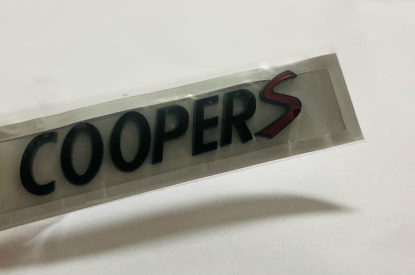 MİNİ COOPER S F56 2018 - 2021 ARKA BAGAJ YAZISI SİYAH