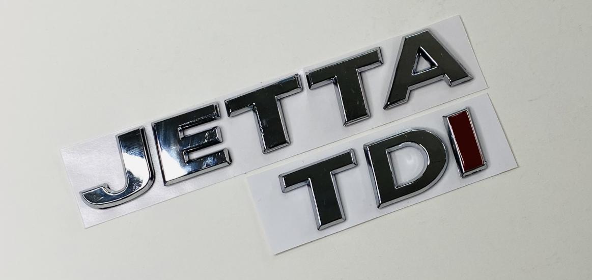 VOLKSWAGEN JETTA 2010 - 2014 TDİ TEK KIRMIZI ARKA BAGAJ YAZISI SET