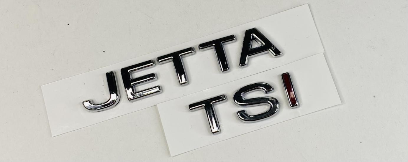 VOLKSWAGEN JETTA 2005 - 2010 TSİ TEK KIRMIZI ARKA BAGAJ YAZISI SET