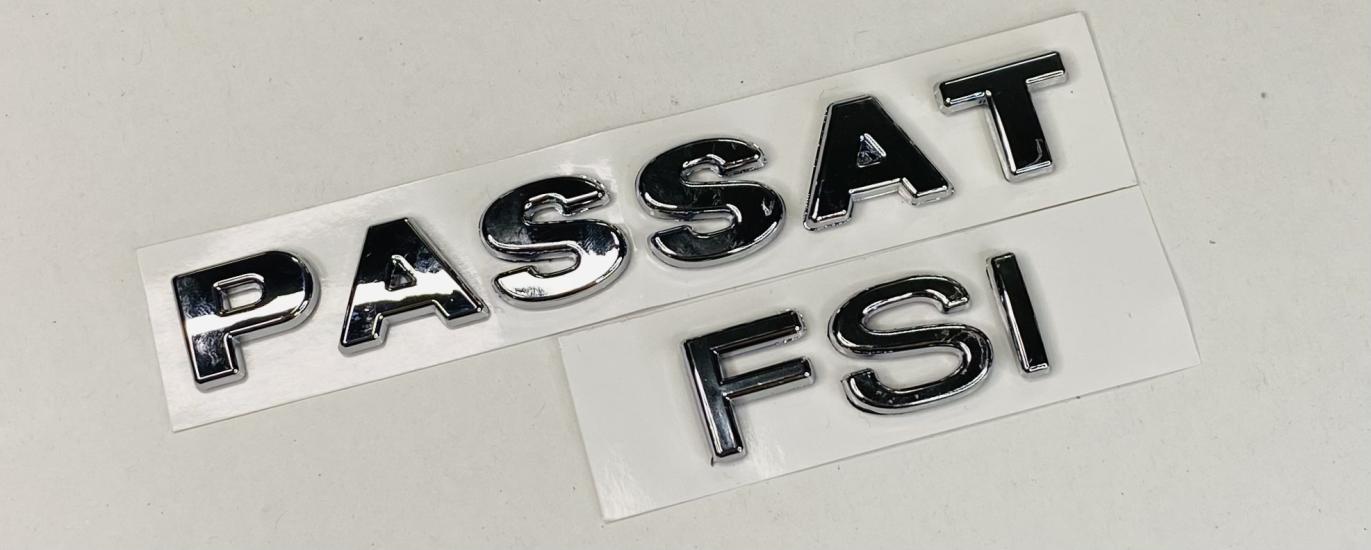 VOLKSWAGEN PASSAT B6 2005 - 2010 FSI BAGAJ YAZISI KROM SET