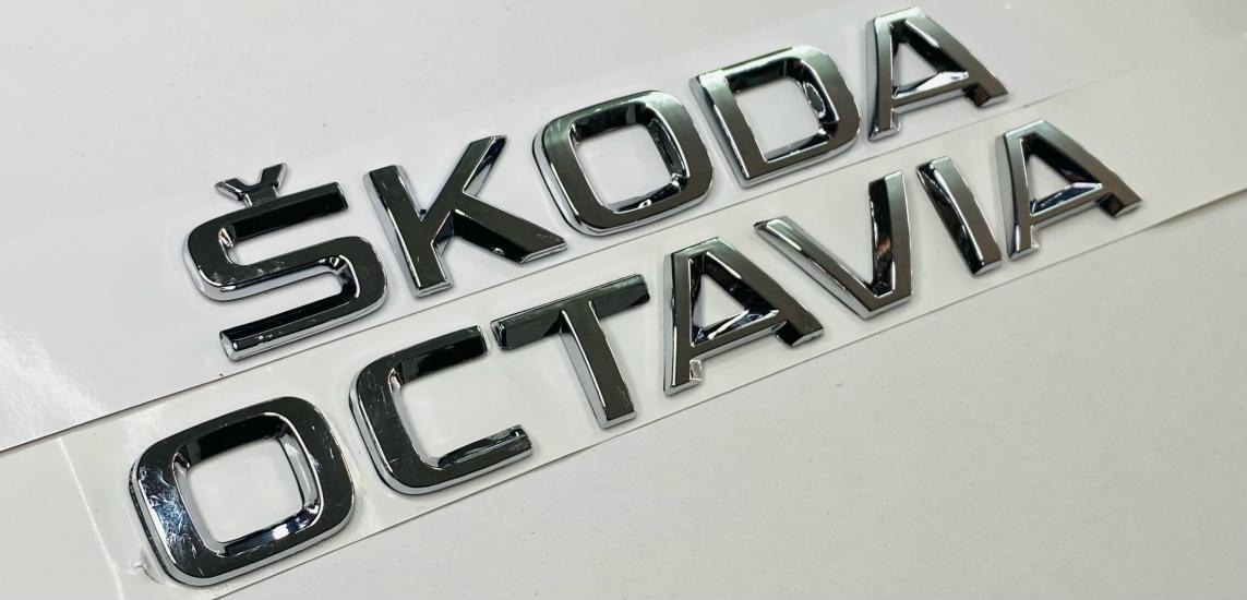 SKODA OCTAVİA 2013 - 2021 ARKA BAGAJ YAZISI SET